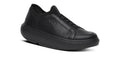 OOFOS Men's Club+ Leather Sneakers - Black
