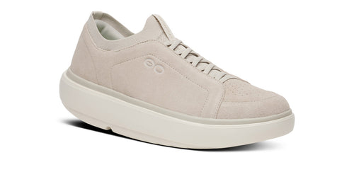 OOFOS Men's Club+ Suede Sneakers - Moonbeam