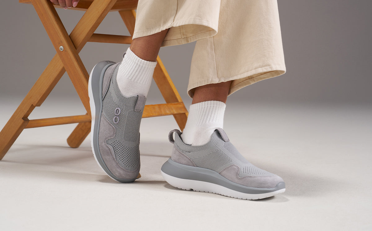 OOFOS Women's Glide Sneakers - Gray