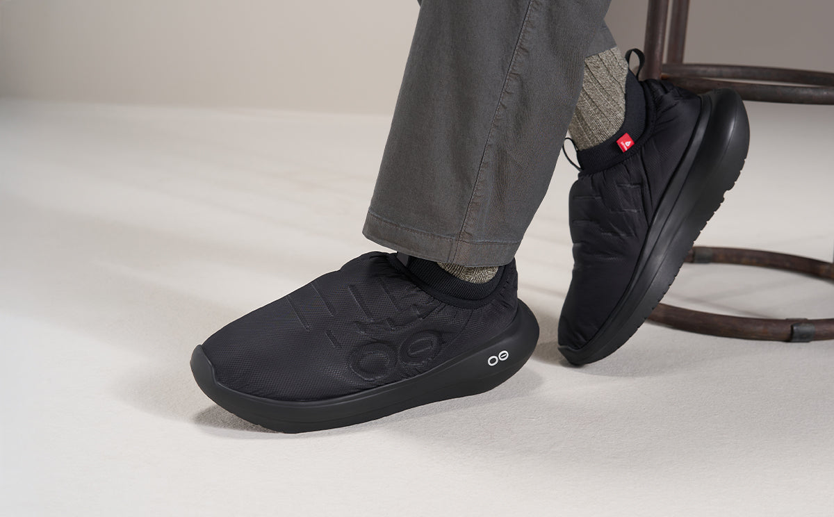OOFOS Men's Roam Thermo Sneakers - Black