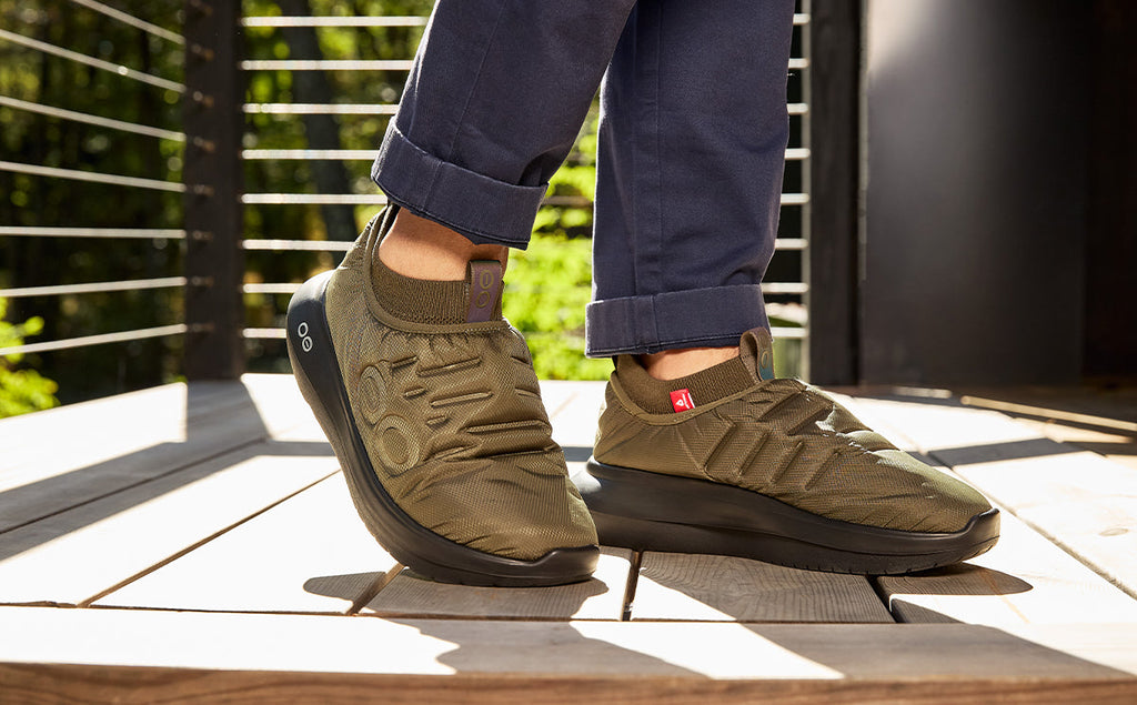 OOFOS Men's Roam Thermo Sneakers - Alpine Moss